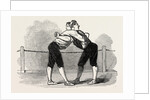 Old English Sports at Saville House, Leicester Square, London: Westmoreland Wrestling the Hold by Anonymous