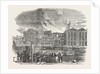 Destructive Fire at Hibernia Wharf, Southwark, London by Anonymous