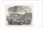 Destructive Fire at Hibernia Wharf, Southwark, London by Anonymous