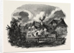 Wells, in Upper Austria, a Woodcut in the Austrian Printing Establishment by Anonymous
