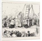 On the Way to Paray-Le-Monial, France: Mass on Board the Steamer by Anonymous