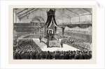 The Funeral of the Duke of Brunswick at Geneva: The Service in the Hall of the Reformation, Switzerland by Anonymous
