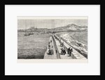 Inauguration of the Holyhead Breakwater and Harbour of Refuge by H.R.H. The Prince of Wales: View of the Head from the Breakwater, Wales by Anonymous