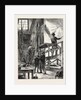 A Scene Painter's Studio: Preparing for Christmas, Sketched at the Haymarket Theatre, London by Anonymous