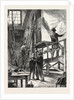 A Scene Painter's Studio: Preparing for Christmas, Sketched at the Haymarket Theatre, London by Anonymous