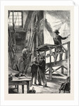 A Scene Painter's Studio: Preparing for Christmas, Sketched at the Haymarket Theatre, London by Anonymous