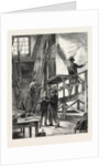 A Scene Painter's Studio: Preparing for Christmas, Sketched at the Haymarket Theatre, London by Anonymous