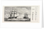 Admiral Schomberg's Proposed New Rig for Men-of-War: A, Lower Mast. B, Trysail Mast. C, Lower Yard. D, Lower Topsail Yard. E, Upper Topsail Yard. F, Topmast Fidded Abaft. G, Plan of Trussel Trees Enlarged. H, H, Fids of Top and Trysail Masts. by Anonymous