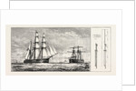 Admiral Schomberg's Proposed New Rig for Men-of-War: A, Lower Mast. B, Trysail Mast. C, Lower Yard. D, Lower Topsail Yard. E, Upper Topsail Yard. F, Topmast Fidded Abaft. G, Plan of Trussel Trees Enlarged. H, H, Fids of Top and Trysail Masts. by Anonymous