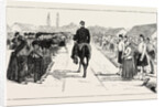 Volunteers from the 79th Highlanders Leaving England for the Ashantee War: The Parade by Anonymous