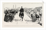 Volunteers from the 79th Highlanders Leaving England for the Ashantee War: The Parade by Anonymous