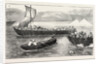 The Russian Expedition to Khiva: Passing the River Amu Darya by Russian Troops by Anonymous