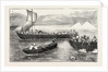 The Russian Expedition to Khiva: Passing the River Amu Darya by Russian Troops by Anonymous