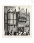 Presentation of the Freedom of the City to Sir Albert D. Sassoon, K.S.I.: Organ Presented by Sir A.D. Sassoon to the Town Hall, Bombay, India by Anonymous