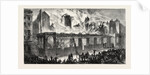 Burning of the Old Paris Opera House, Viewed from the Rue Le Peletier, France by Anonymous