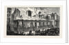 Burning of the Old Paris Opera House, Viewed from the Rue Le Peletier, France by Anonymous