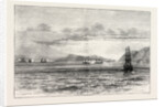 The Tetuan and the Vitoria Exchanging Broadsides, Sketched from H.M.S. Research by Anonymous