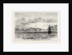 The Tetuan and the Vitoria Exchanging Broadsides, Sketched from H.M.S. Research by Anonymous