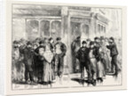 The Strike in South Wales, UK: A Street Scene at Merthyr, Before the Lord Raglan by Anonymous
