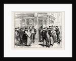 The Strike in South Wales, UK: A Street Scene at Merthyr, Before the Lord Raglan by Anonymous