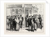 The Strike in South Wales, UK: A Street Scene at Merthyr, Before the Lord Raglan by Anonymous