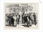 The Strike in South Wales, UK: A Street Scene at Merthyr, Before the Lord Raglan by Anonymous