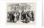 The Strike in South Wales, UK: A Street Scene at Merthyr, Before the Lord Raglan by Anonymous