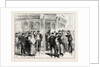 The Strike in South Wales, UK: A Street Scene at Merthyr, Before the Lord Raglan by Anonymous