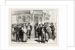The Strike in South Wales, UK: A Street Scene at Merthyr, Before the Lord Raglan by Anonymous
