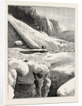 The Niagara Falls in Winter Time: Ice Mountain and American Fall by Anonymous