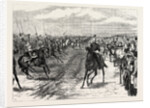 The Review Before Queen Victoria at Aldershot: A Cavalry Charge, Halt by Anonymous
