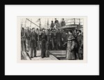 The Distress in Ireland, with the Duke of Edinburgh's Relief Squadron: The Duke of Edinburgh Visiting the United States Relief Frigate Constellation by Anonymous