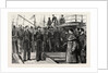 The Distress in Ireland, with the Duke of Edinburgh's Relief Squadron: The Duke of Edinburgh Visiting the United States Relief Frigate Constellation by Anonymous