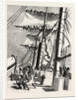 The Livingstone Expedition in Africa: H.M.S. Lynx, Sent for the Relief of the Expedition, Taking in Sail During a Squall by Anonymous