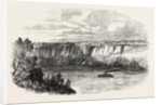 Farina, with a Man on His Back, Crossing the Niagara on a Tightrope, Seen from Clifton House Balcony, August 29, 1860 by Anonymous