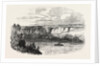 Farina, with a Man on His Back, Crossing the Niagara on a Tightrope, Seen from Clifton House Balcony, August 29, 1860 by Anonymous