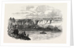 Farina, with a Man on His Back, Crossing the Niagara on a Tightrope, Seen from Clifton House Balcony, August 29, 1860 by Anonymous