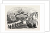 The Members of the Fire Companies Drawing the Prince of Wales Through Carleton, a Suburb of St. John, New Brunswick by Anonymous