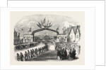 The Members of the Fire Companies Drawing the Prince of Wales Through Carleton, a Suburb of St. John, New Brunswick by Anonymous