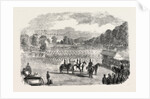Review of Derbyshire Rifle Volunteers at Chatsworth Park, UK by Anonymous