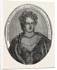 Portrait of Queen Anne Composed Entirely of Minute Writing by Anonymous