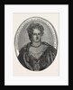 Portrait of Queen Anne Composed Entirely of Minute Writing by Anonymous