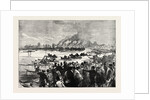 Double Sculling-Match on the Thames: The Finish by Anonymous