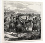 The War in Spain: A Sketch in the Battery of San Lorenzo, Near Bilbao by Anonymous