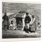 The Mission to Yarkund and Kashgar: Travellers' Smoking-Divan in a Kirghiz Tent by Anonymous