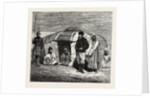 The Mission to Yarkund and Kashgar: Travellers' Smoking-Divan in a Kirghiz Tent by Anonymous