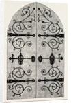 Iron Scroll-Work for Door by Anonymous