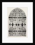 Iron Scroll-Work for Door by Anonymous