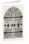 Iron Scroll-Work for Door by Anonymous