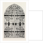 Iron Scroll-Work for Door by Anonymous